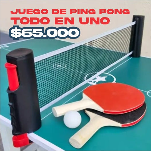 Juego de Ping Pong TODO EN UNO